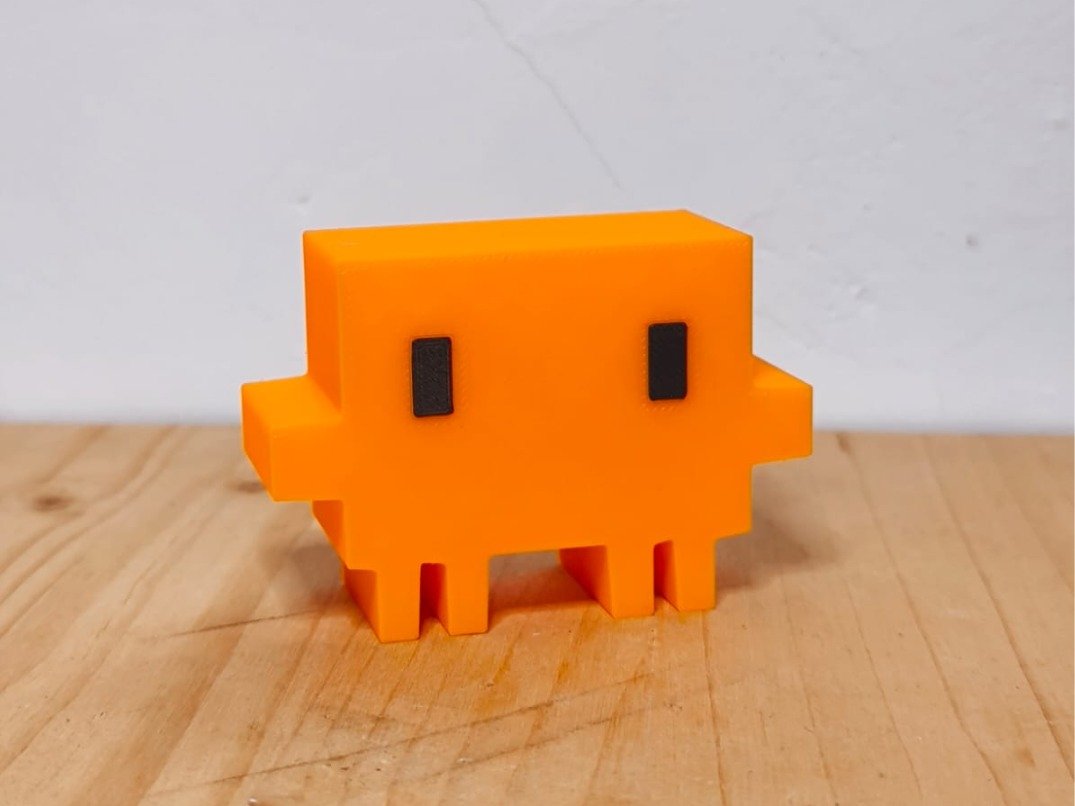 Claude Code AI Mascot 3D Printed Desk Figure